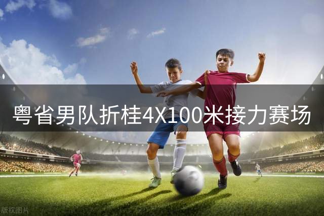 粤省男队折桂4X100米接力赛场